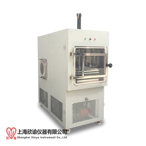 上海欣諭2025款XY-FD-S10中(zhōng)試型西林瓶凍幹(gàn)機1平方壓蓋型真空冷凍幹燥機實(shí)驗室摸索凍幹工藝用壓塞冷凍幹燥機,冰凍幹燥機,冷凍幹燥儀